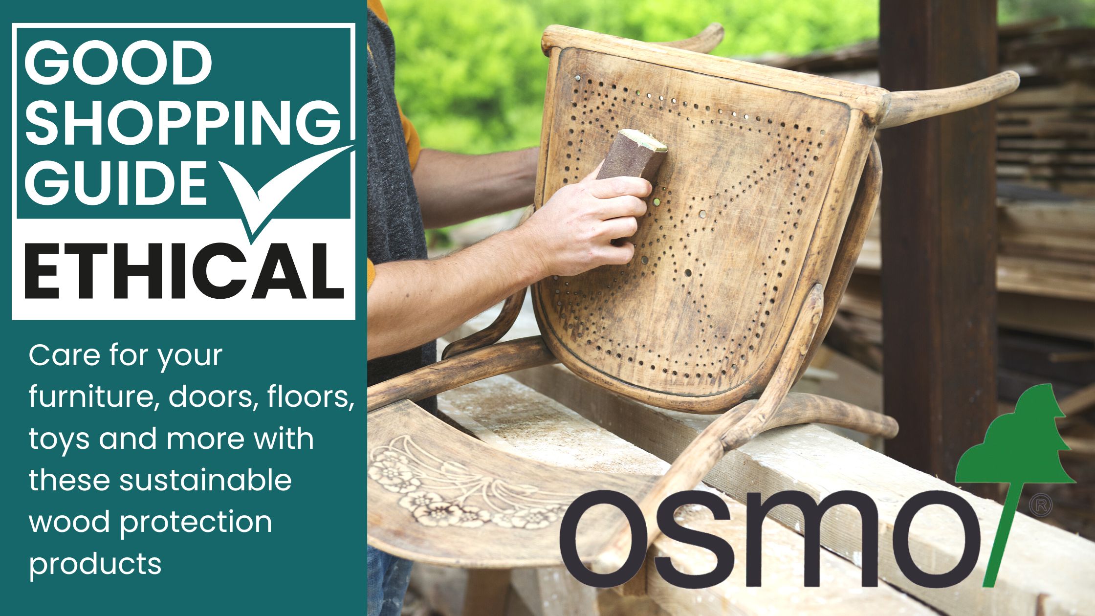 Osmo wood protection good for the environment, environmentally friendly, sustainable wood paint