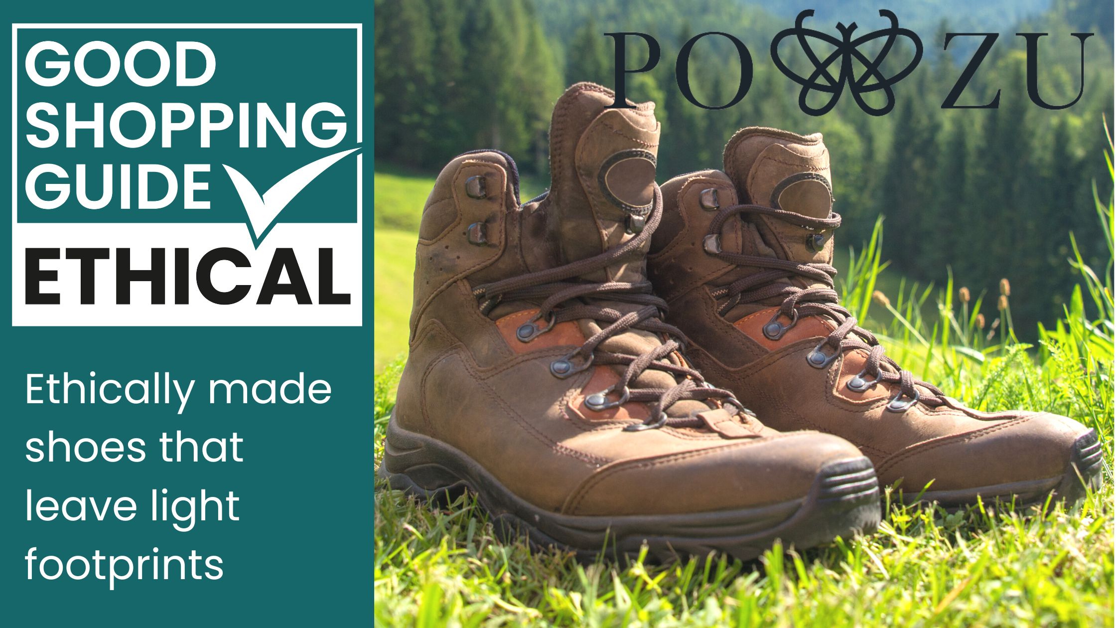po-zu blog banner- hiking boots on grass