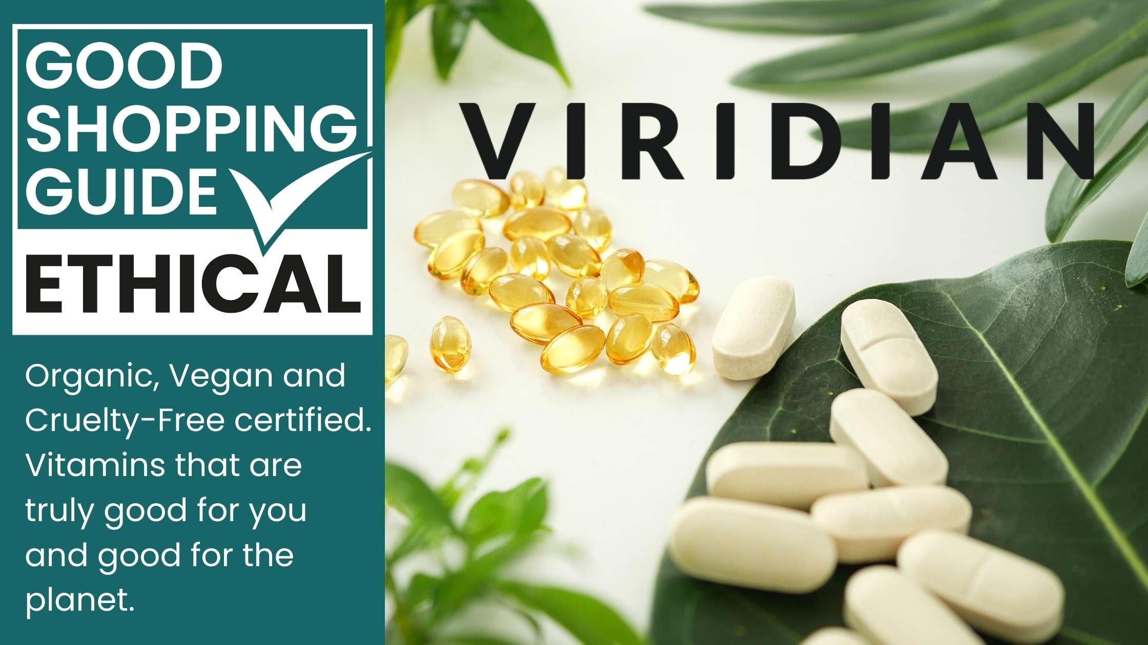 Viridian Nutrition ethical company accreditation from The Good Shopping Guide