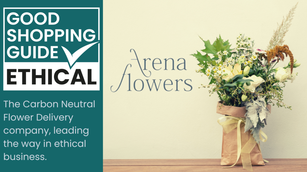 Carbon neutral ethical flower delivery, from Arena Flowers