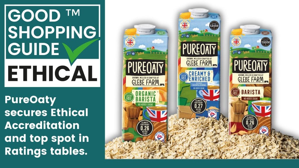 PureOaty: Vegan Milk Brand Achieves Ethical Accreditation