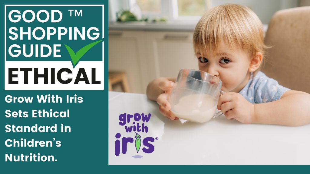 Plant-Based Milk for Children: Grow With Iris Earns Ethical Accreditation
